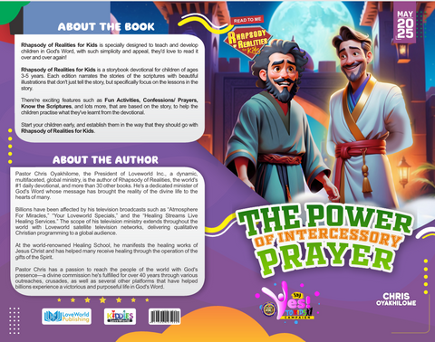 Rhapsody of Realities Devotional For Kids (1-6 Years) - May 2025 Edition