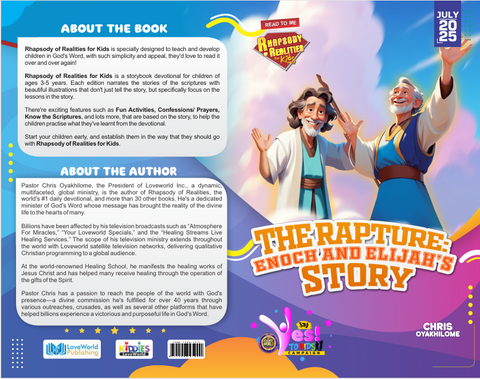 Rhapsody of Realities Devotional For Kids (1-6 Years) - July 2025 Edition
